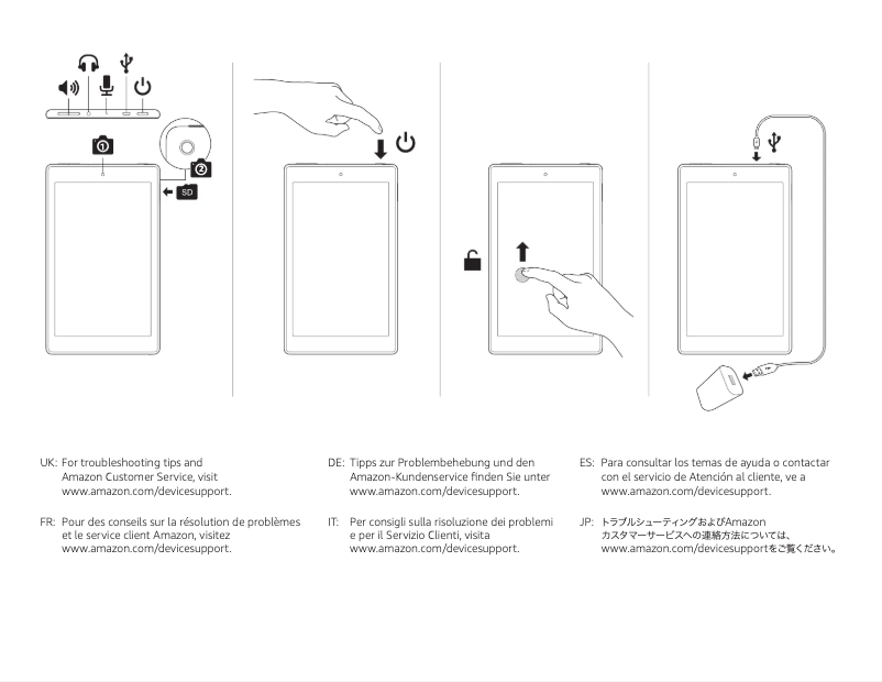 Image de la première page du manuel de l'appareil Fire HD 7