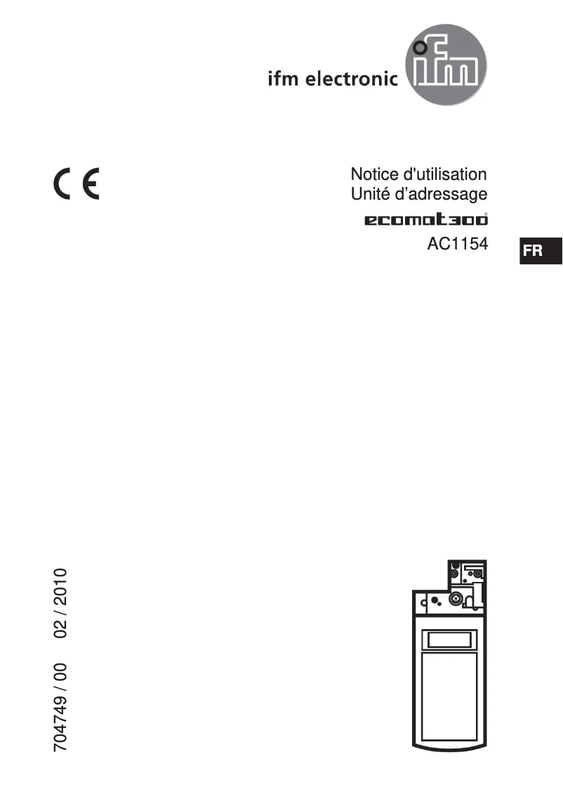 Página 1 del manual Manual de usuario IFM AC1154