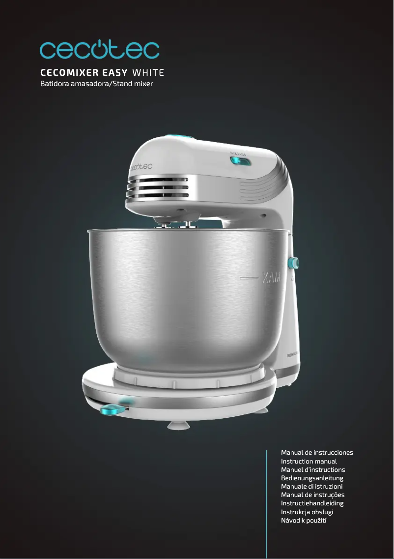 Page n°1 - Manuel utilisateur Cecotec Cecomixer Easy White
