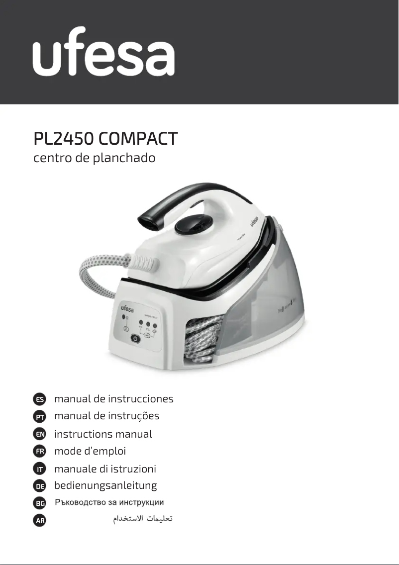 Page 1 de la notice Manuel utilisateur Ufesa Compact PL2450