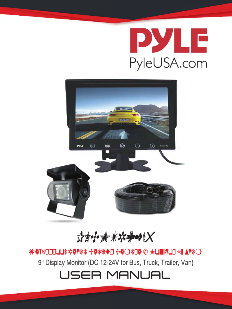 Page 1 de la notice Manuel utilisateur Pyle PLCMTR92.5