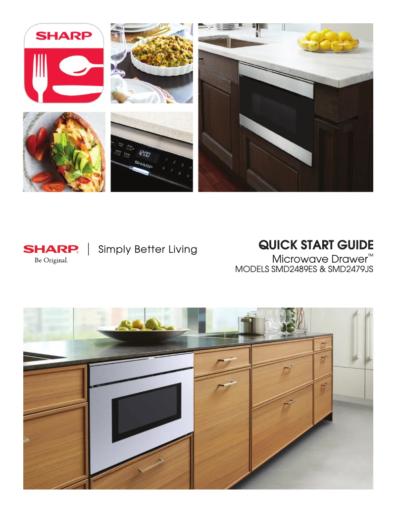 Page 1 de la notice Guide de démarrage rapide Sharp SMD2479JS