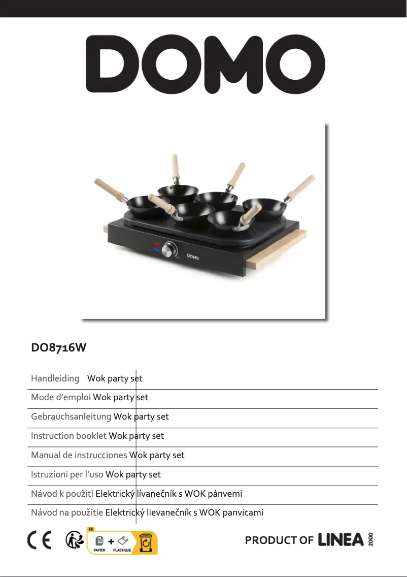 Page 1 de la notice Manuel utilisateur Domo DO8716W