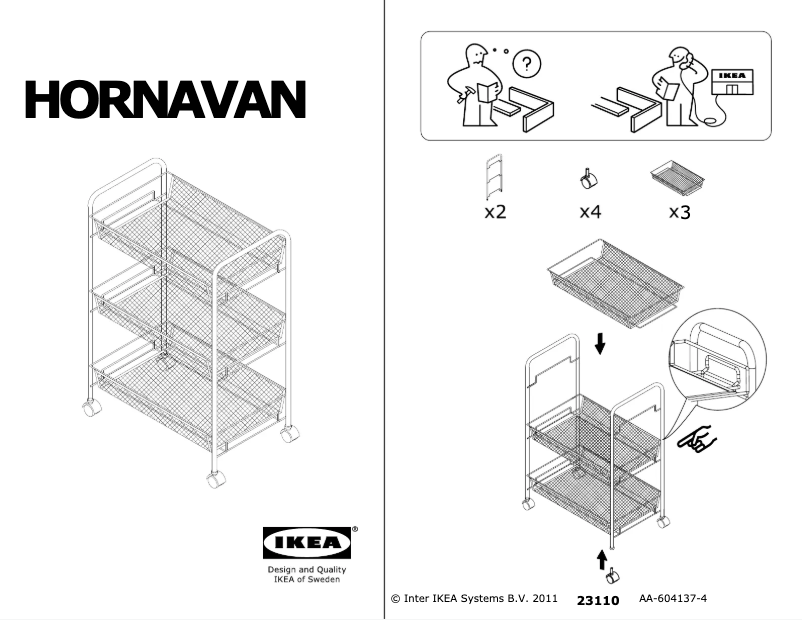 Image de la première page du manuel de l'appareil HORNAVAN 702.438.73