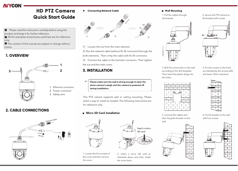 Página 1 del manual Manual de usuario Avycon AVC-PHN21X20L