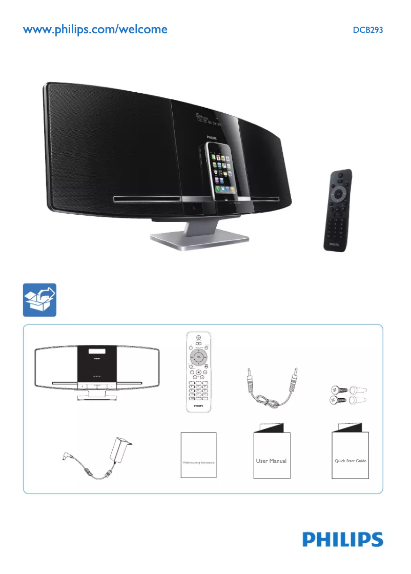 Página 1 del manual Manual de usuario Philips DCB293