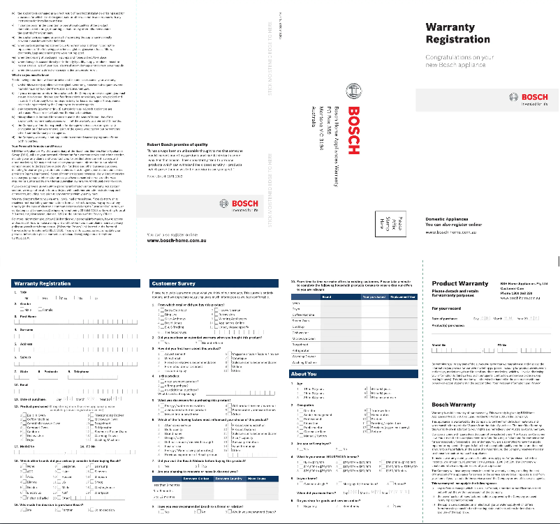 Page n°1 - Manuel utilisateur Bosch SMU50L05AU