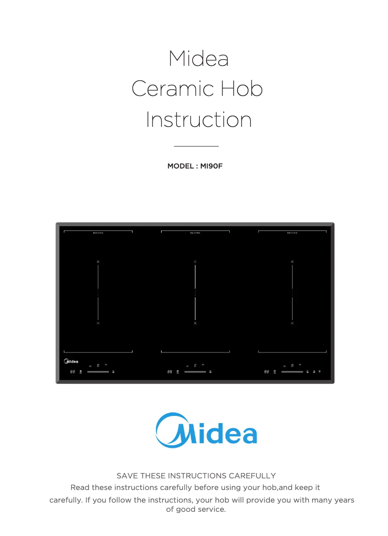 Page 1 de la notice Manuel utilisateur Midea MI90F