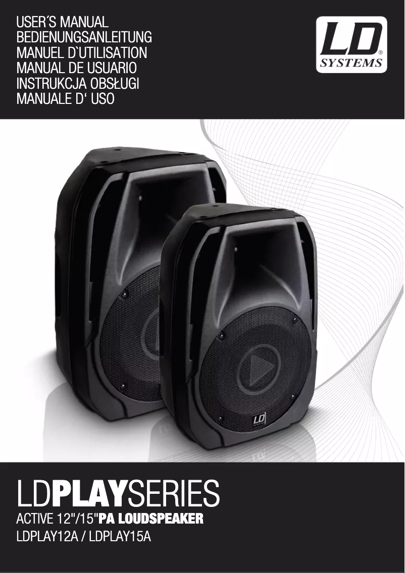 Page 1 de la notice Manuel utilisateur LD Systems Play 12 A