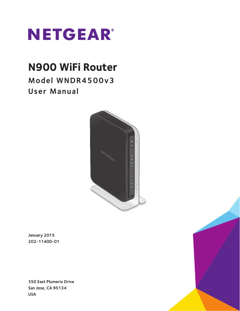 Page n°1 - Manuel utilisateur Netgear WNDR4500v3