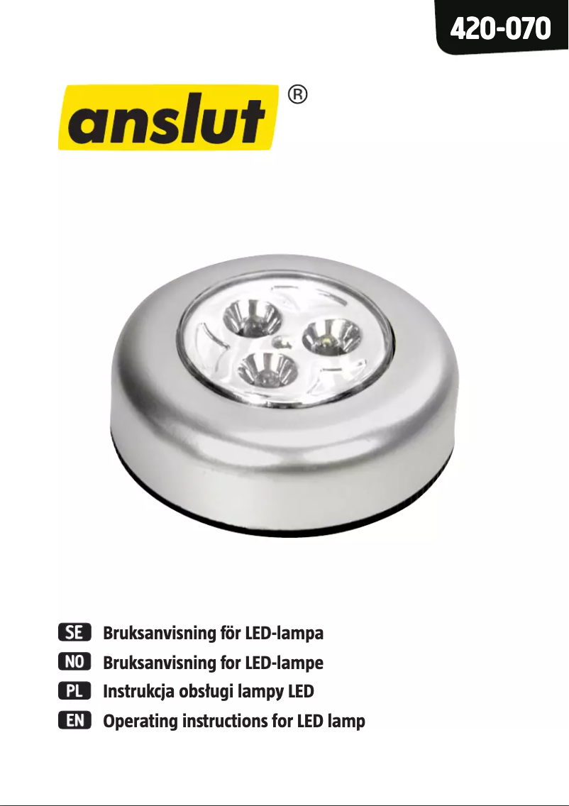 Image de la première page du manuel de l'appareil 420-070