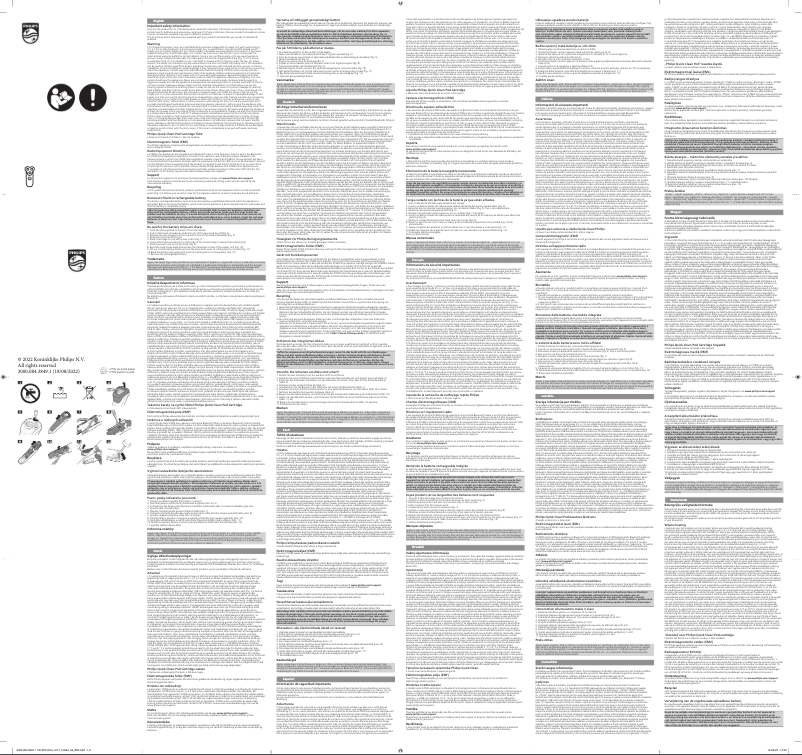 Page 1 of the manual User Manual Philips Series 7000 S7886