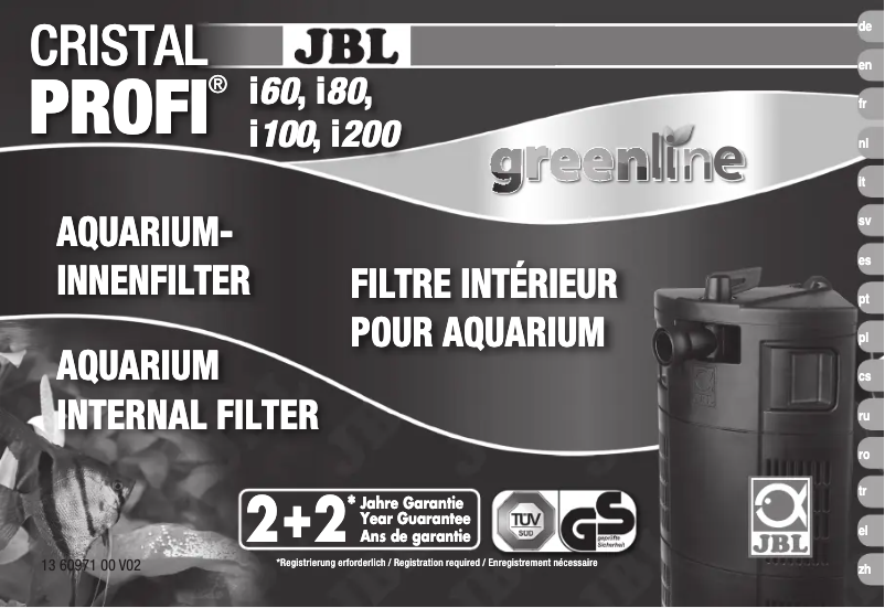 Image de la première page du manuel de l'appareil CristalProfi i200