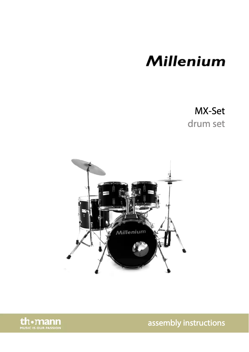 Page 1 de la notice Manuel utilisateur Millenium MX420