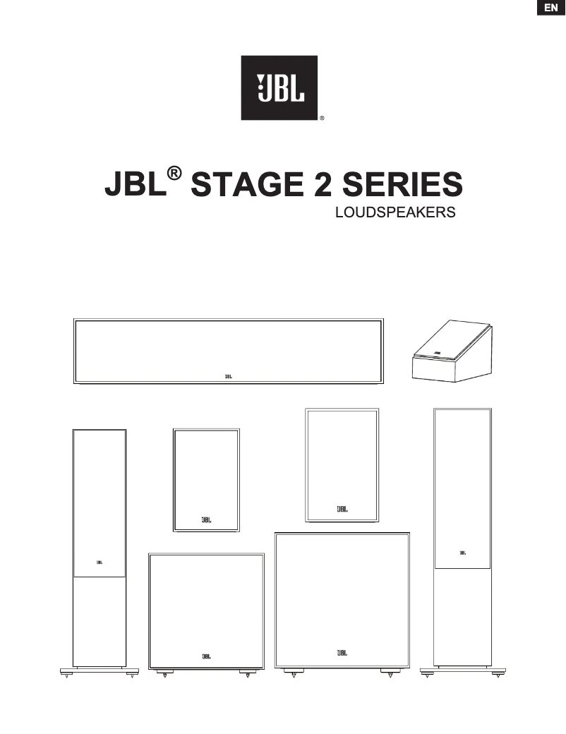 Page 1 de la notice Manuel utilisateur JBL Stage 245C