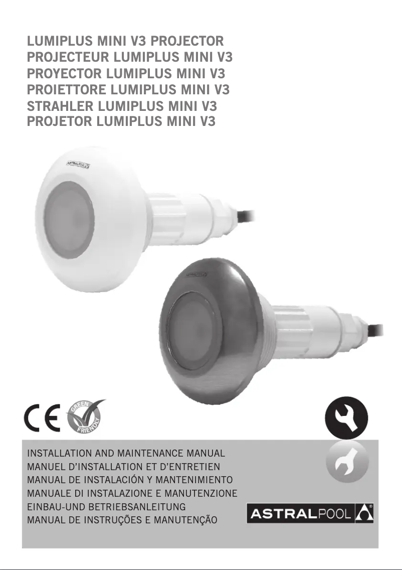 Page 1 de la notice Manuel utilisateur AstralPool AirPool+