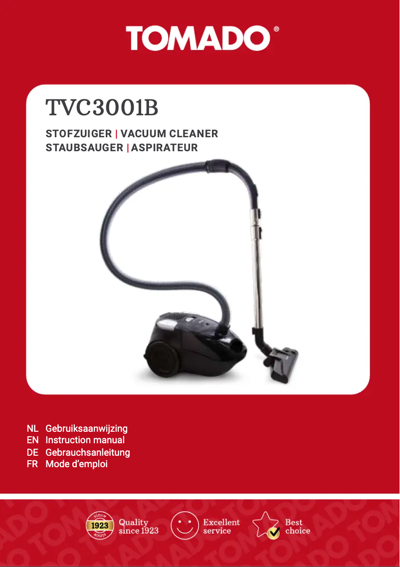 Image de la première page du manuel de l'appareil TVC3001B