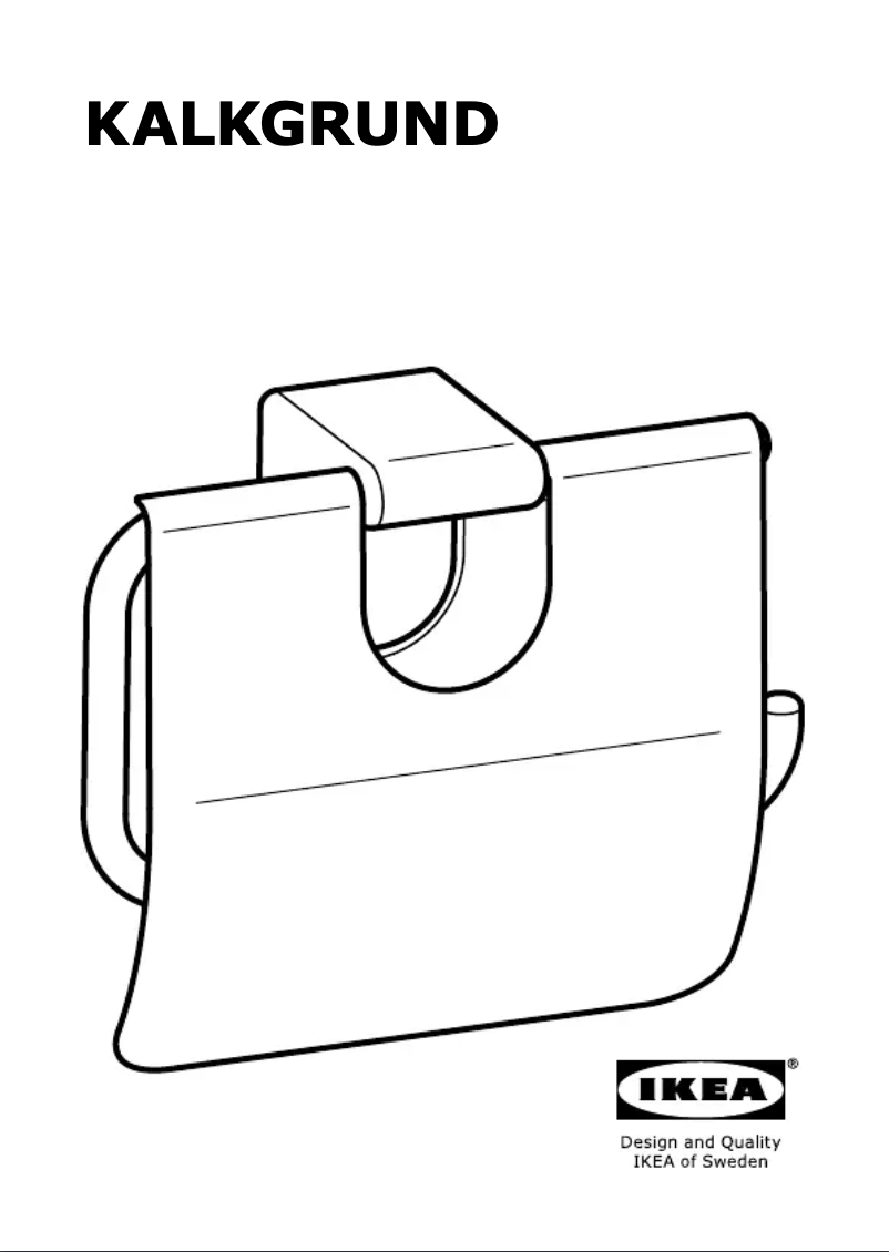 Image de la première page du manuel de l'appareil KALKGRUND