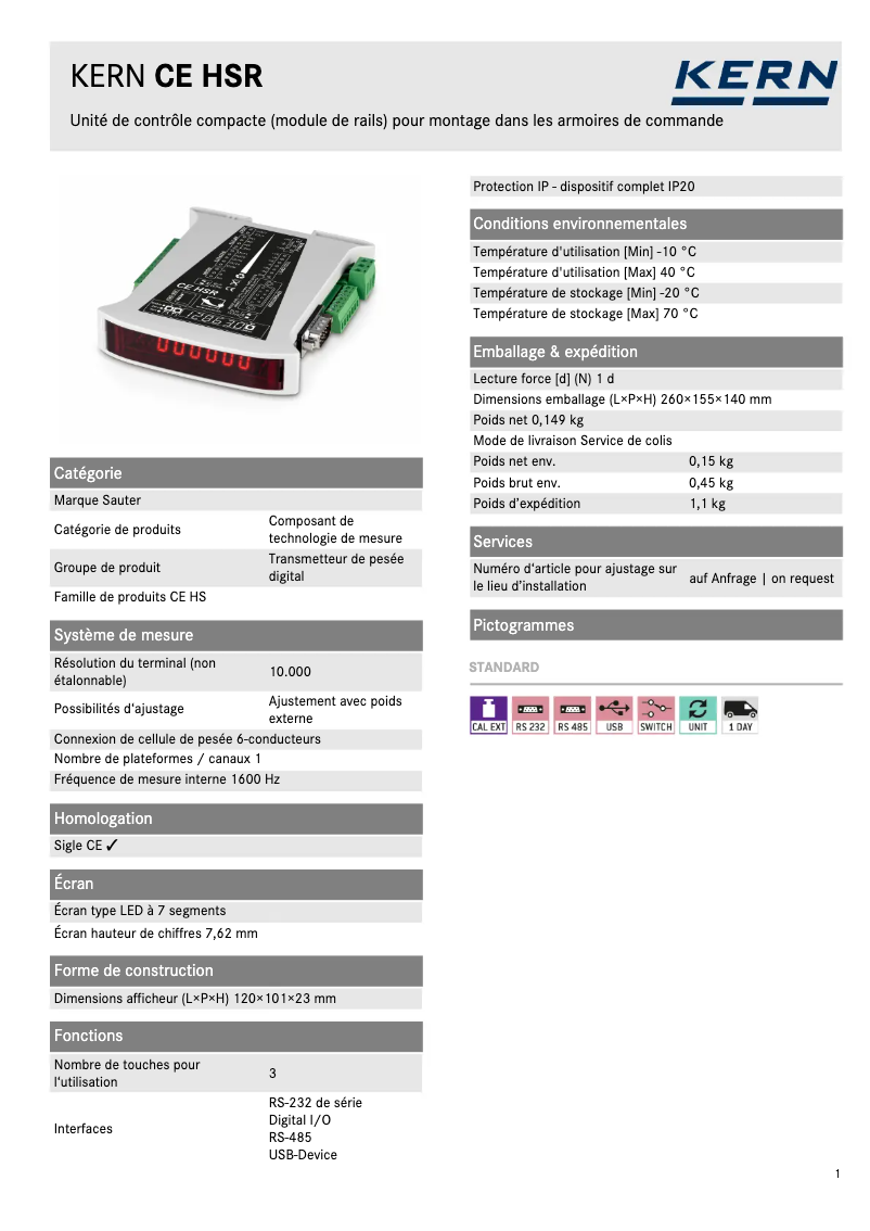 Imagen de la primera página del manual del dispositivo CE HSR