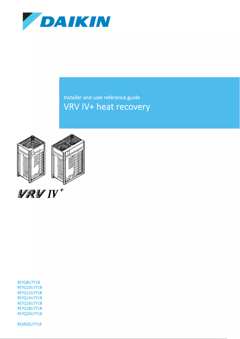 Imagen de la primera página del manual del dispositivo REYQ8U7Y1B