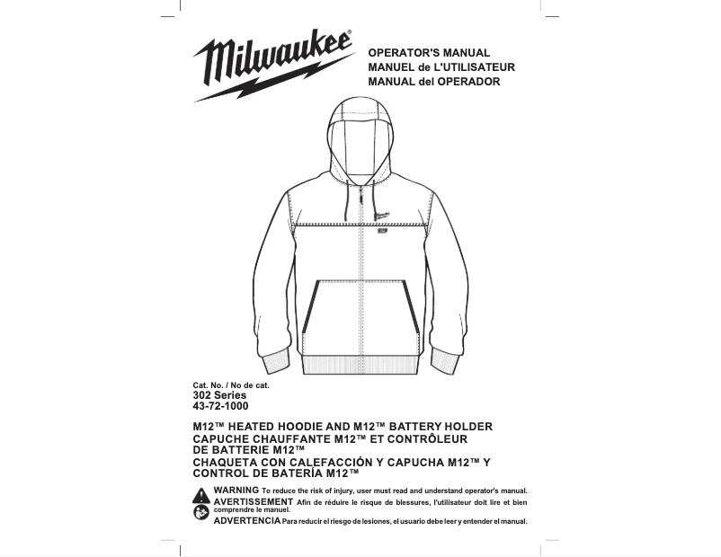 Page n°1 - Manuel utilisateur Milwaukee M12 302-21