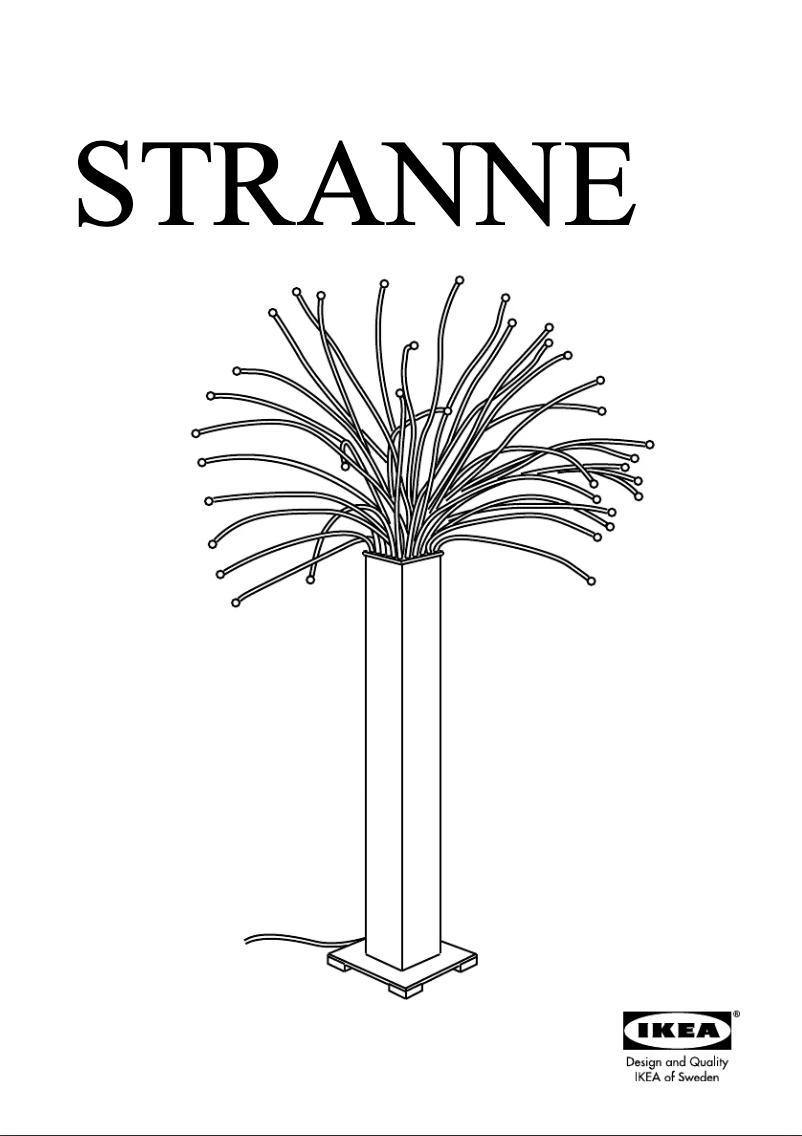 Image de la première page du manuel de l'appareil STRANNE