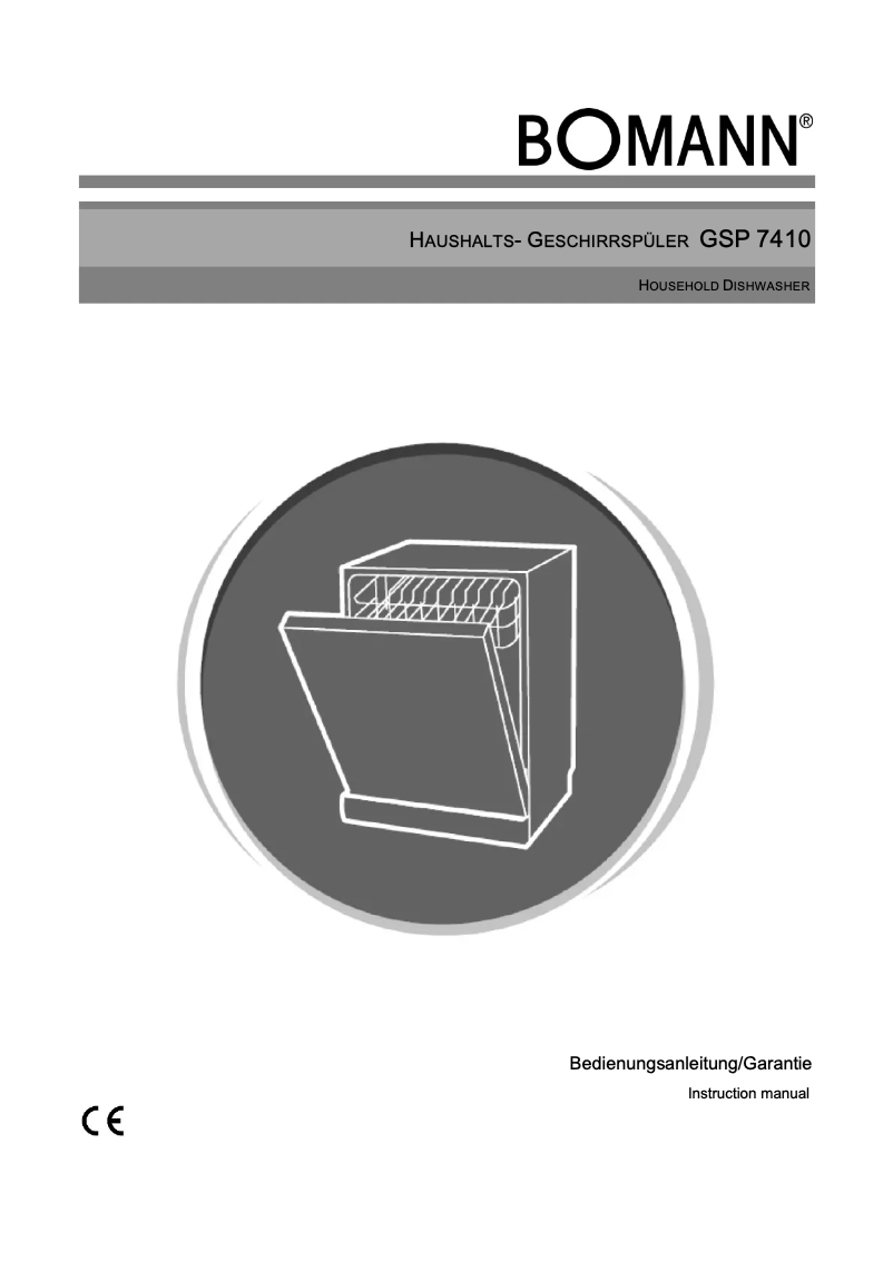 Image de la première page du manuel de l'appareil GSP 7410