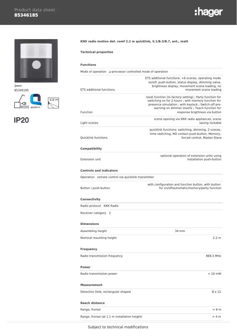 Image de la première page du manuel de l'appareil 85346185