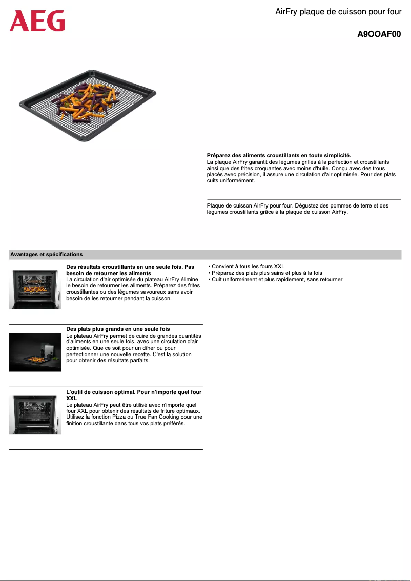 Image de la première page du manuel de l'appareil A9OOAF00