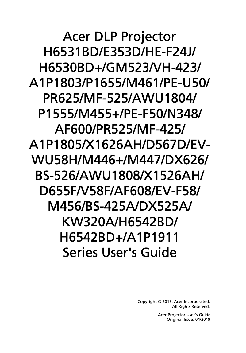 Image de la première page du manuel de l'appareil HE-805