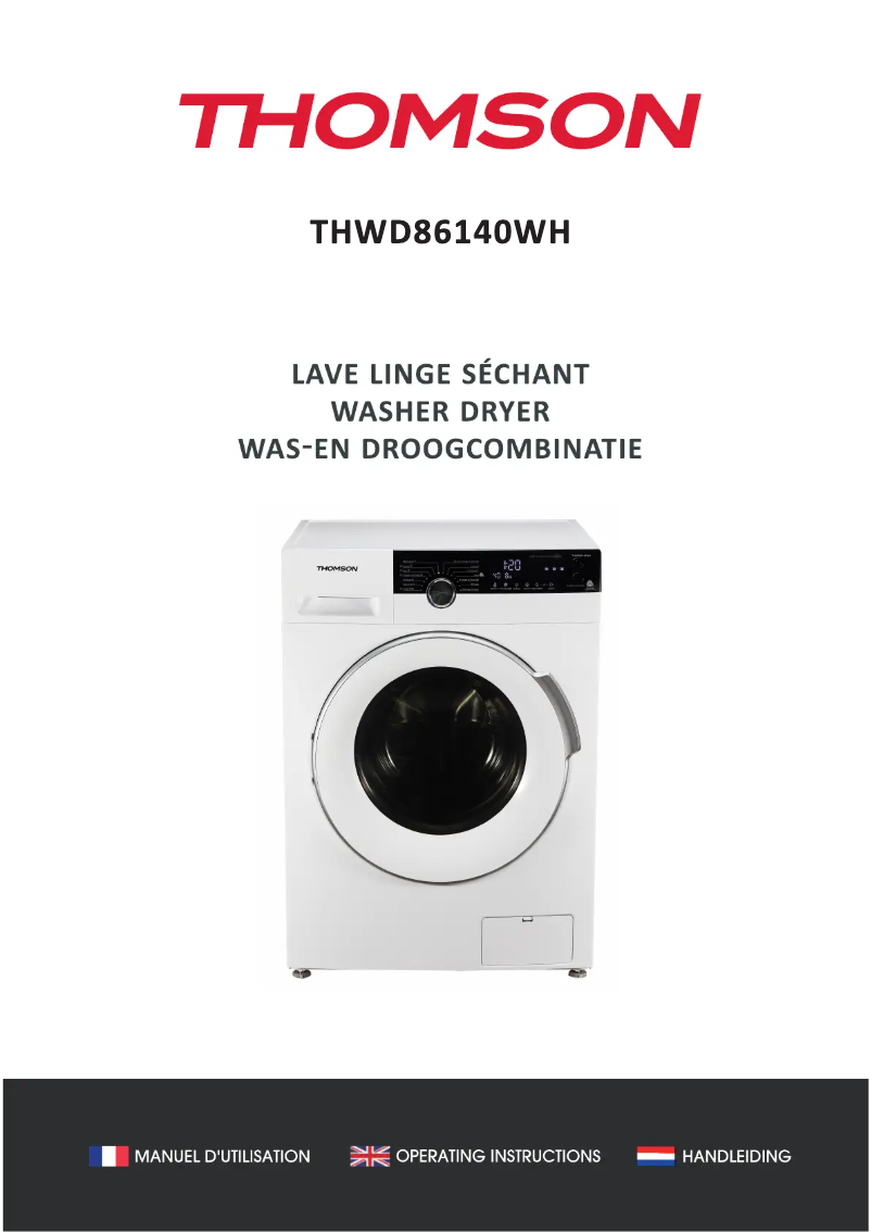 Page n°1 - Manuel utilisateur Thomson THWD86140WH
