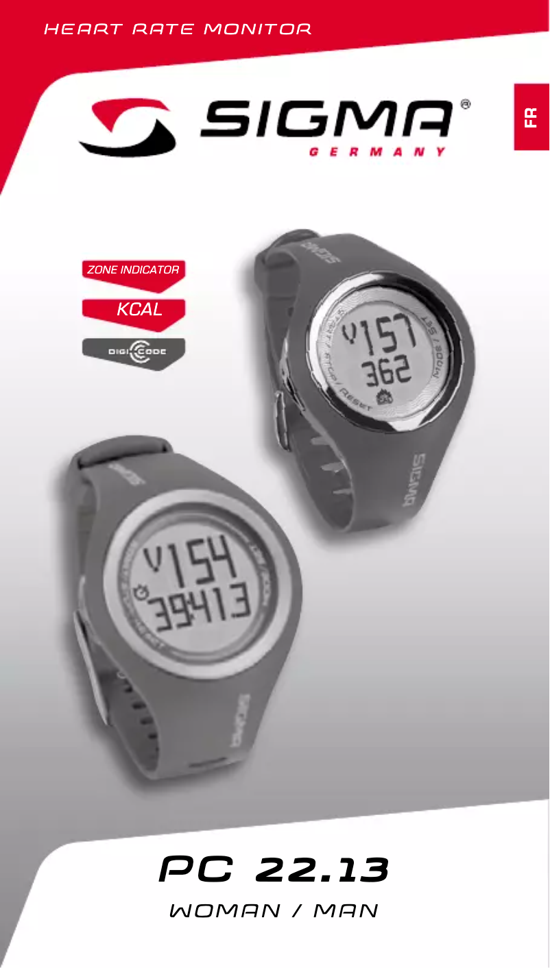 Page n°1 - Manuel utilisateur Sigma PC 22.13