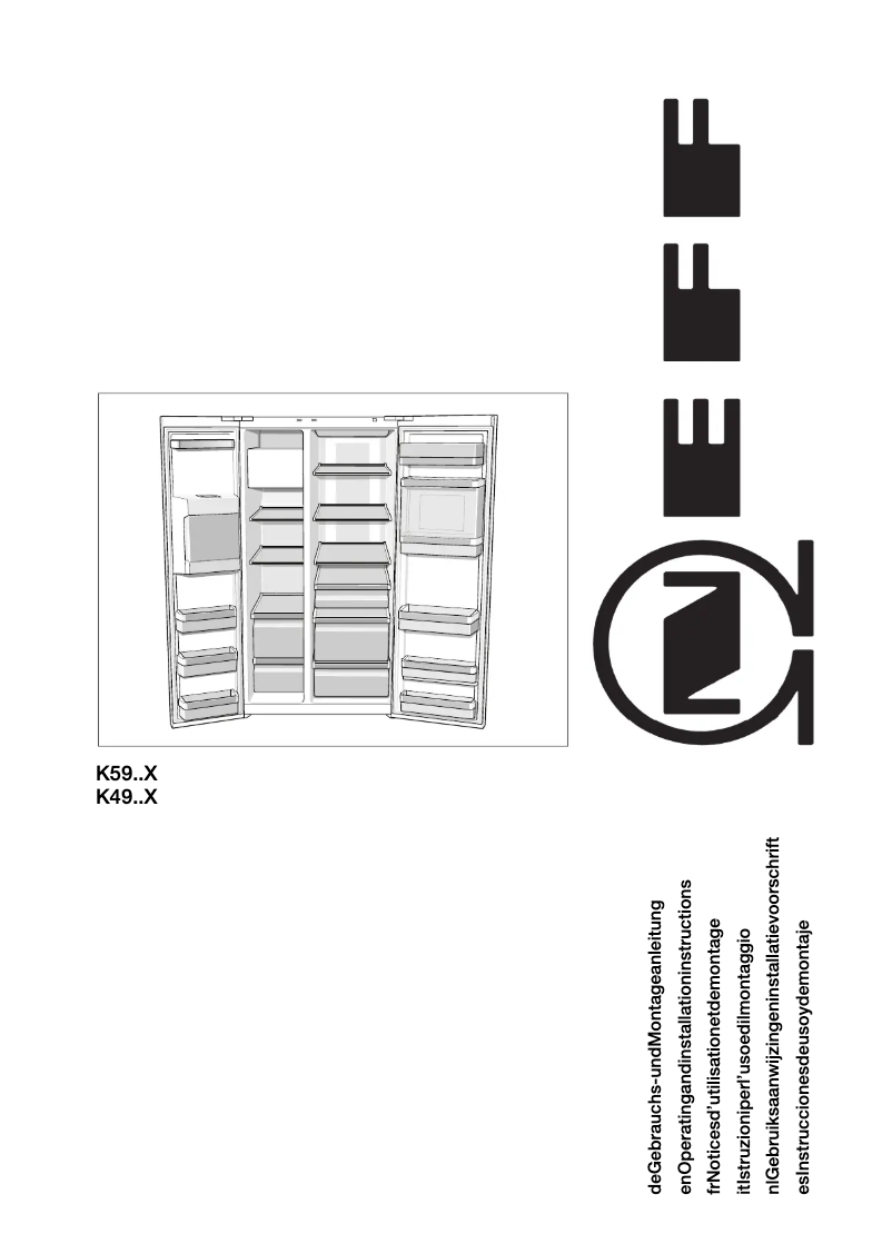 Page n°1 - Mode d'emploi Neff K5930D1GB