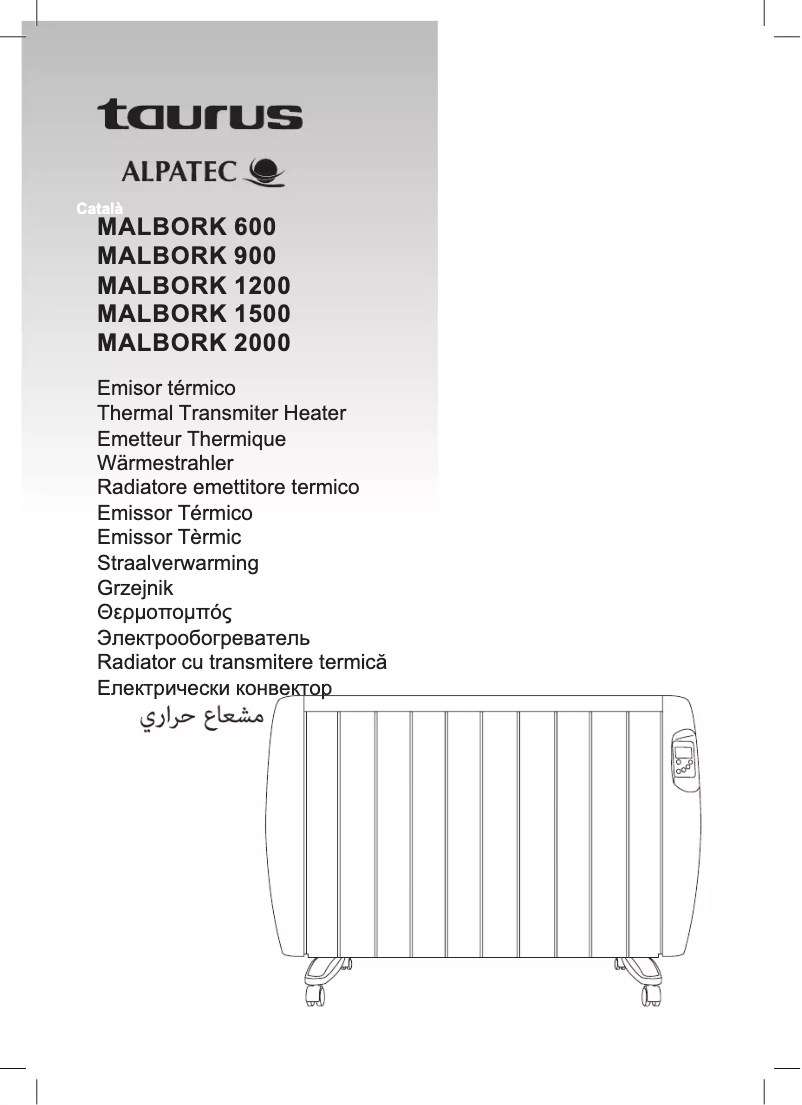 Page n°1 - Manuel utilisateur Taurus Malbork 2000