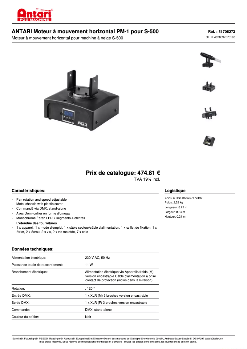 Image de la première page du manuel de l'appareil PM-1