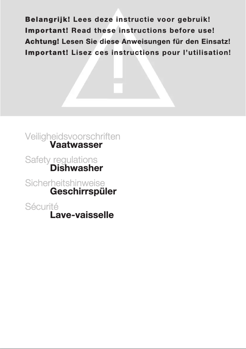 Image de la première page du manuel de l'appareil DW7114XT