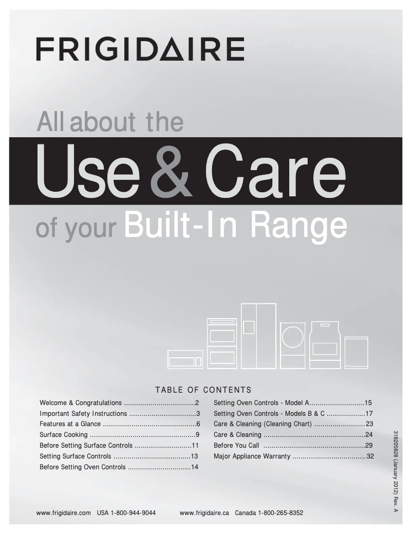 Image de la première page du manuel de l'appareil FFES3015LS