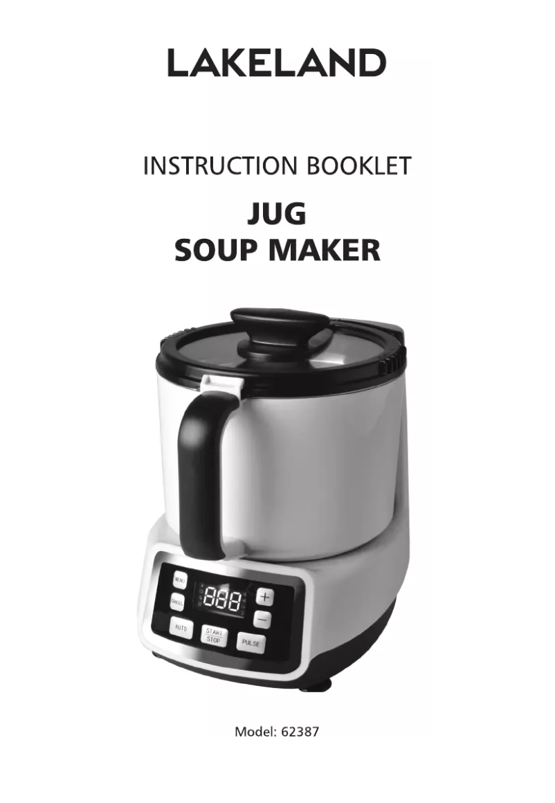 Image de la première page du manuel de l'appareil 62387