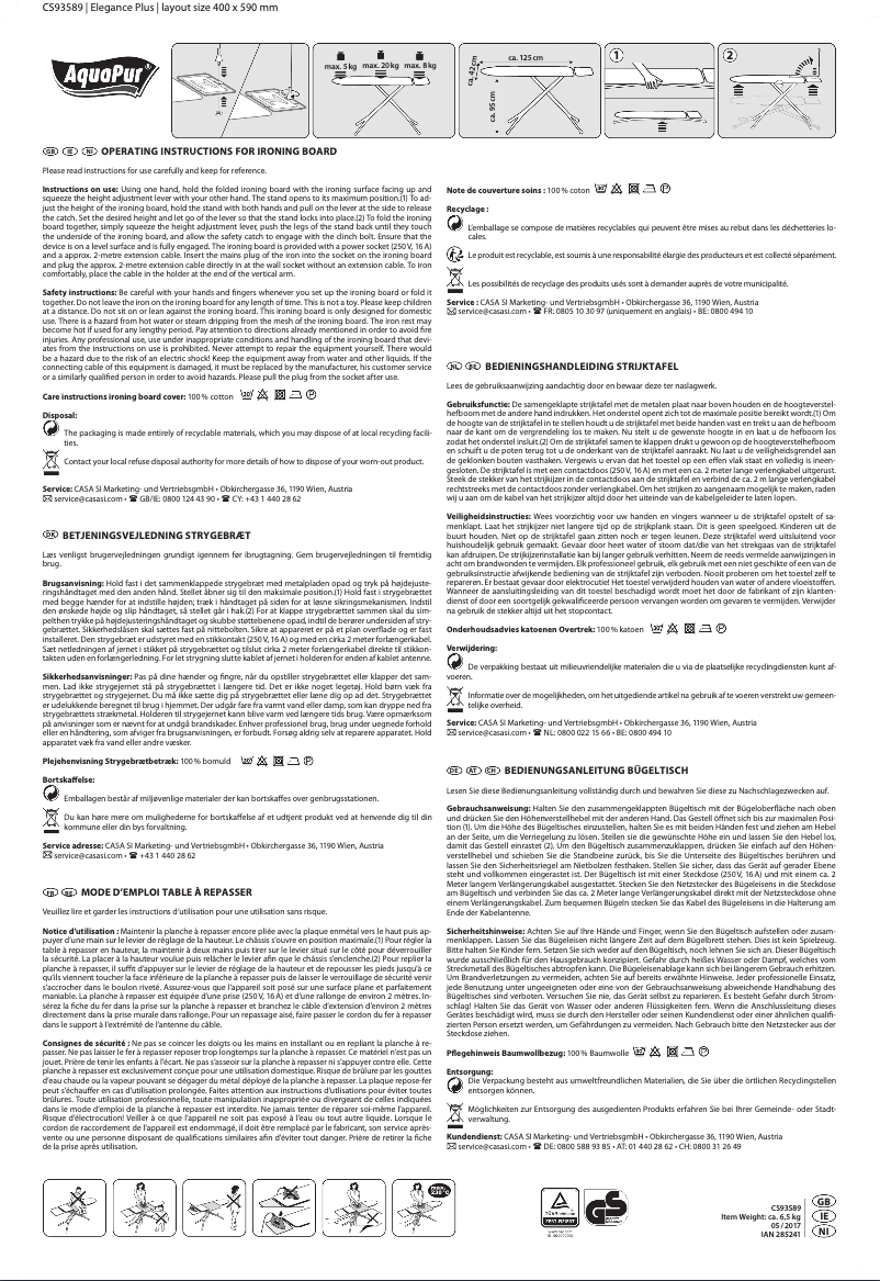 Image de la première page du manuel de l'appareil IAN 285241