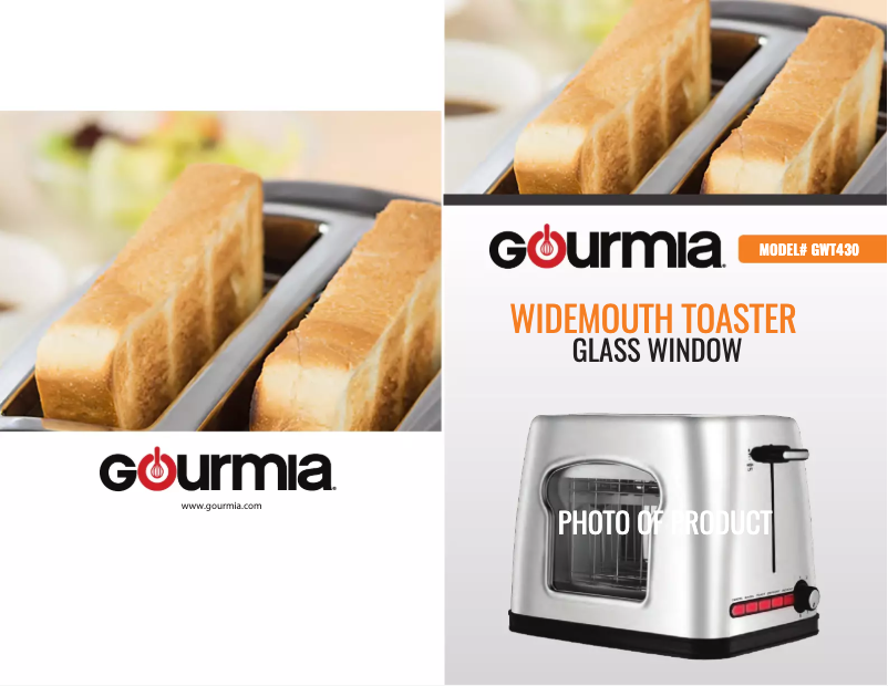 Page n°1 - Manuel utilisateur Gourmia GWT430