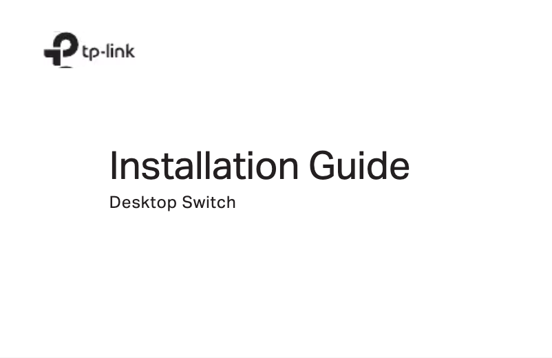 Page 1 de la notice Guide d'installation TP-Link TL-SF1005D