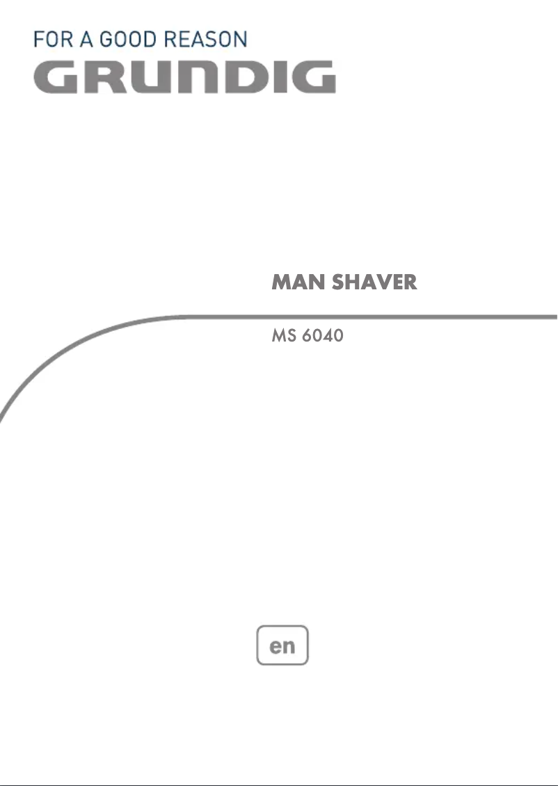 Page 1 de la notice Manuel utilisateur Grundig MS 6040