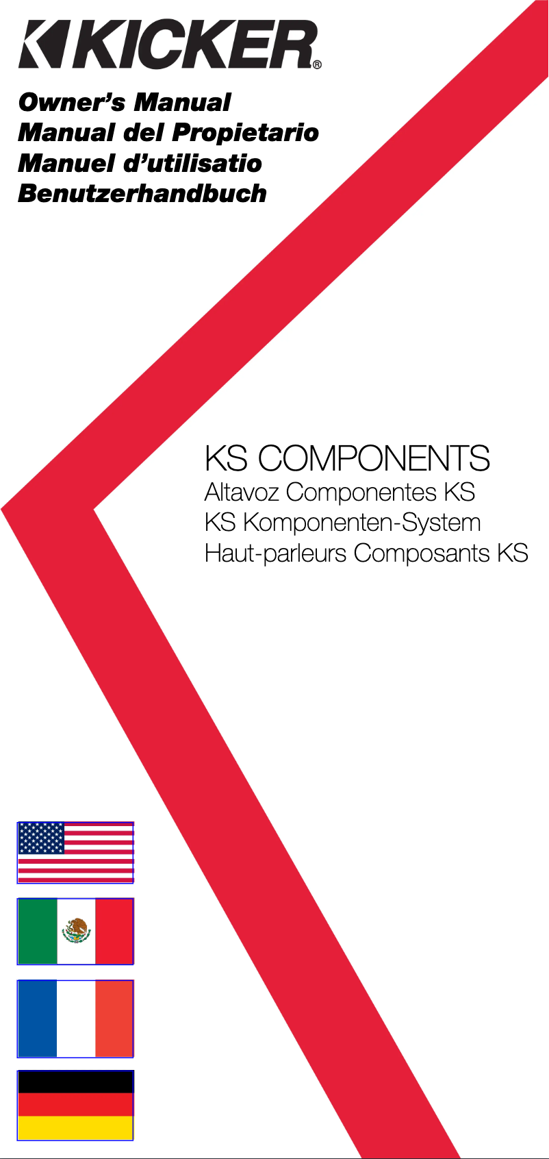 Page 1 de la notice Manuel utilisateur Kicker 47KSS6804