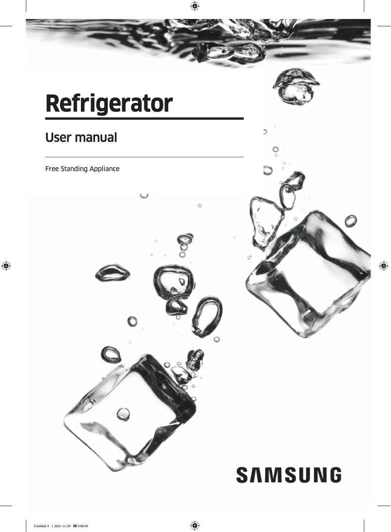 Page n°1 - Manuel utilisateur Samsung RF23BB8900AW