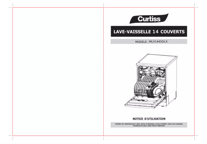 Page n°1 - Manuel utilisateur Curtiss MLV 1445 DLX