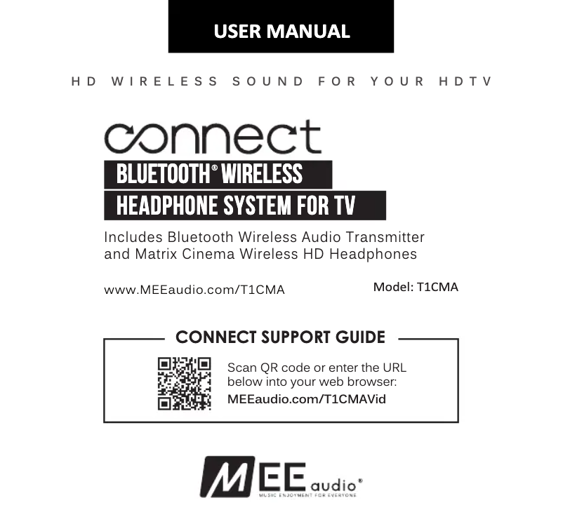 Page n°1 - Manuel utilisateur MEE audio Connect T1CMA