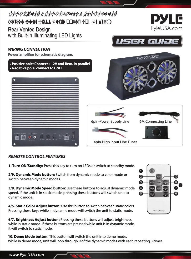 Image de la première page du manuel de l'appareil PLBAS122LE