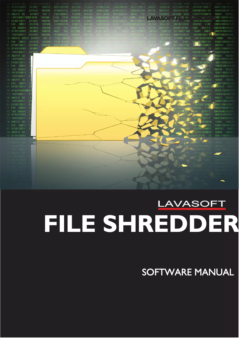 Image de la première page du manuel de l'appareil File Shredder