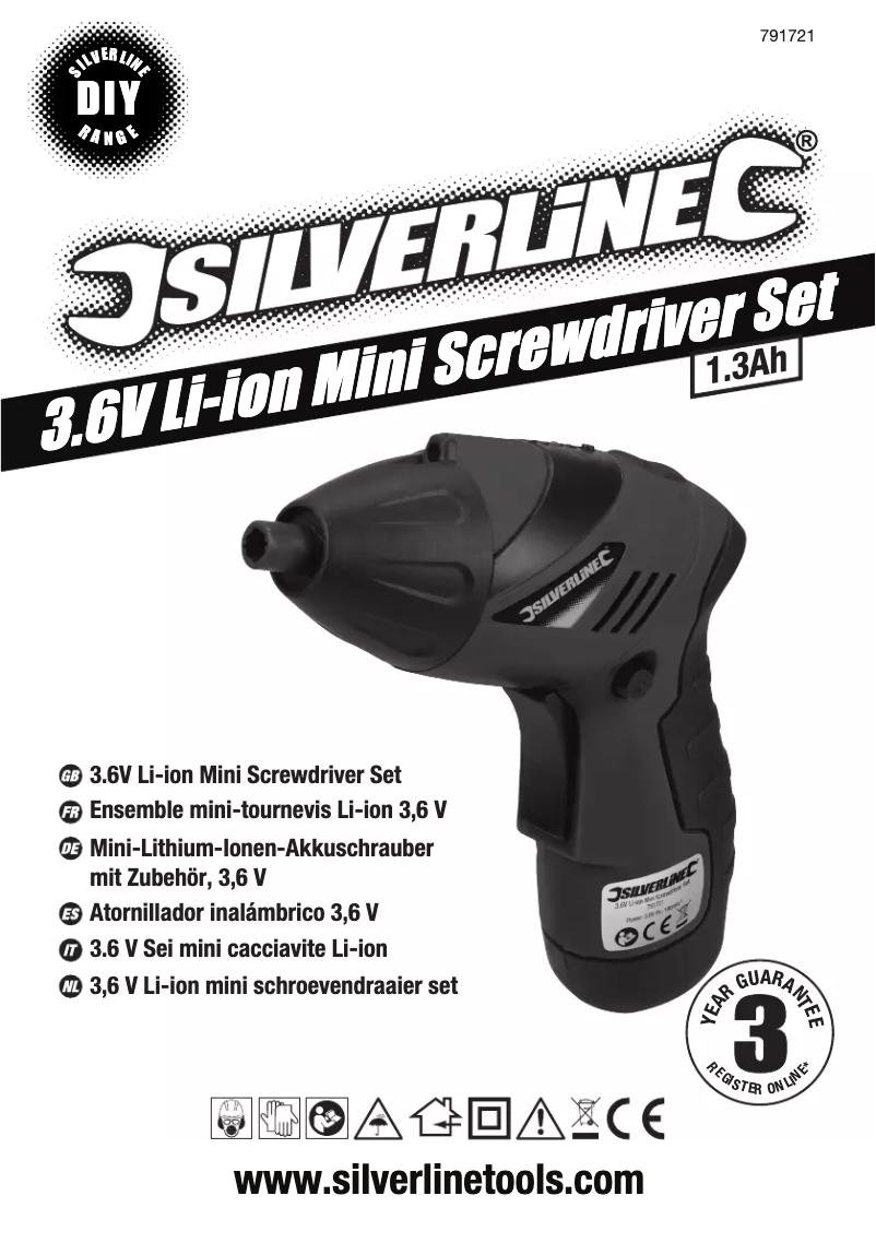 Page n°1 - Manuel utilisateur Silverline DIY 3.6V Li-Ion