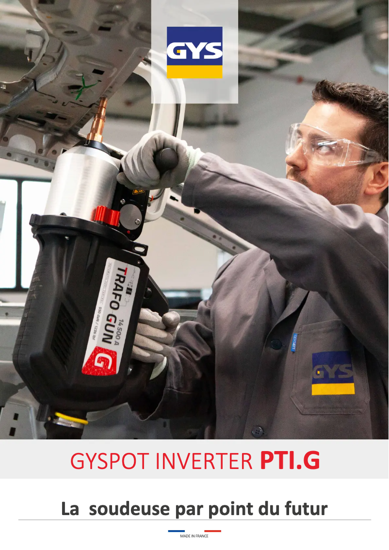 Page n°1 - Brochure GYS Gyspot PTI Genius 400V